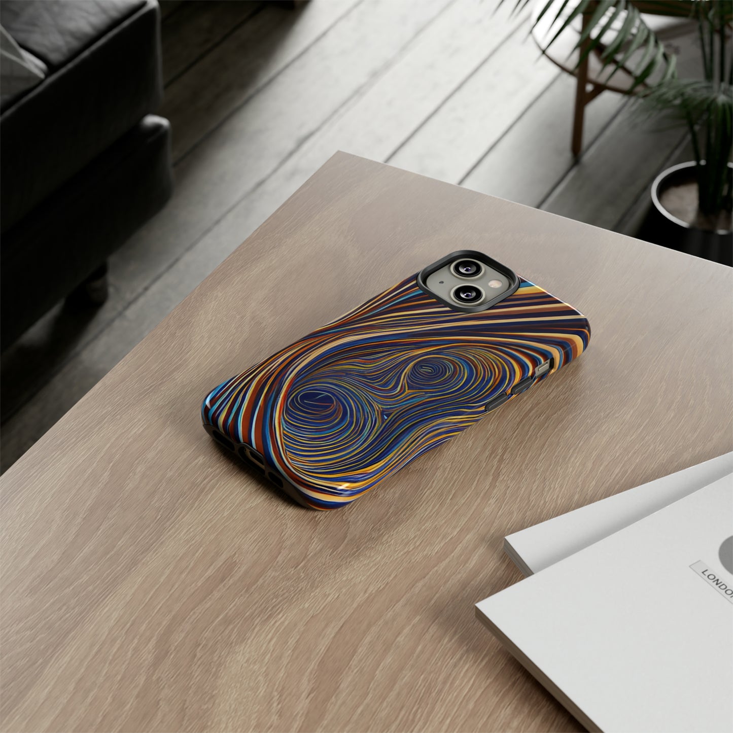 Spiral illusion Pattern Tough Case