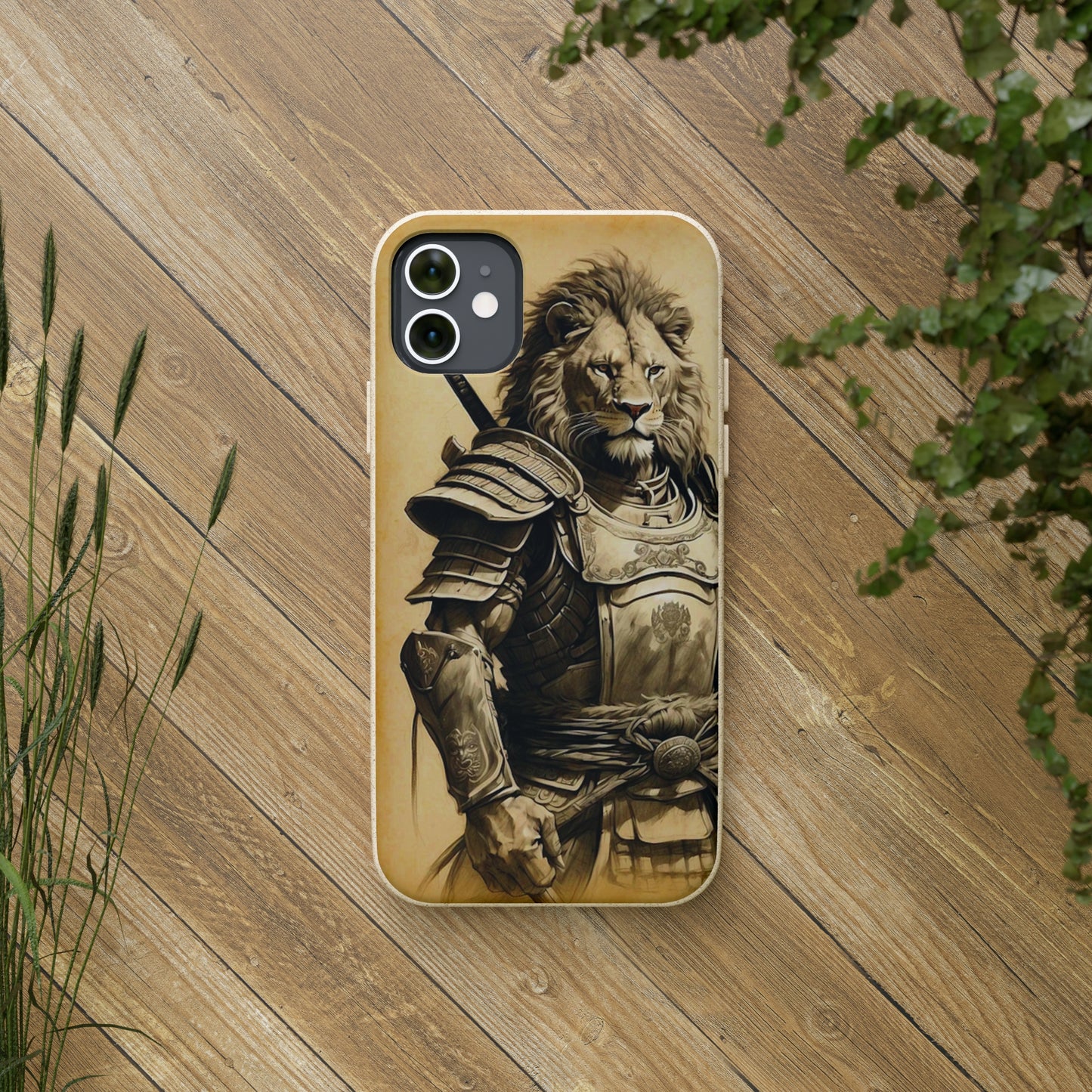 Lion Samurai Biodegradable Case