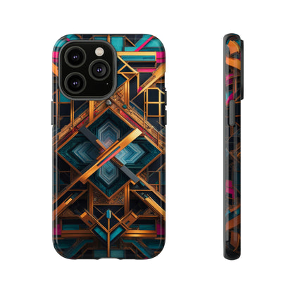 Abstract Tesseract Tough Case