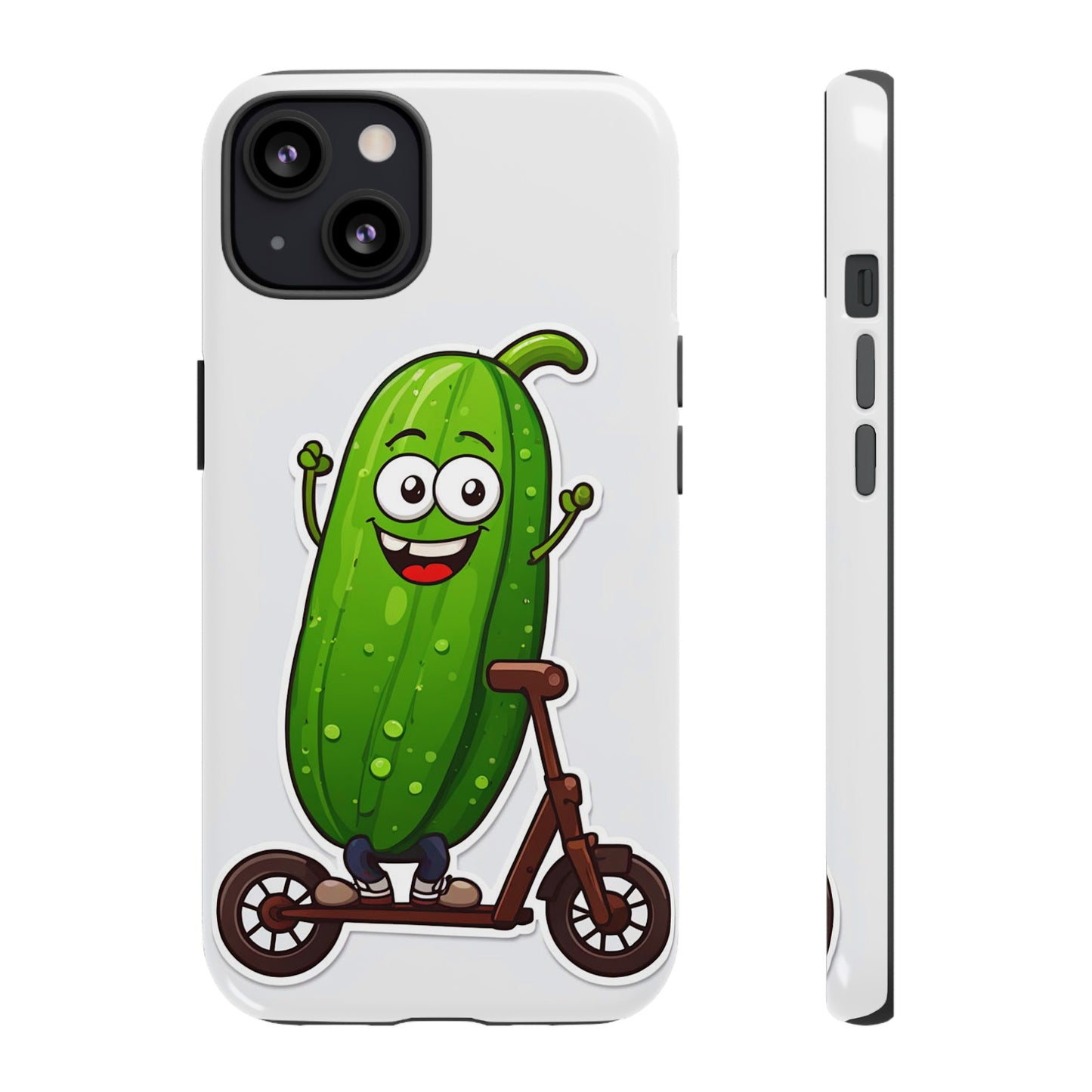 Cucumber on Scooter Tough Case