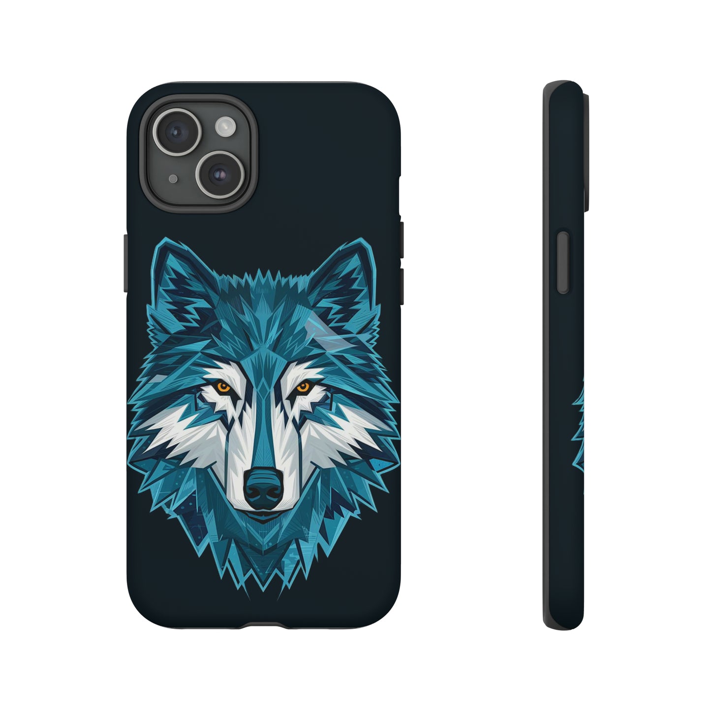 Cubism Wolf Art Tough Case