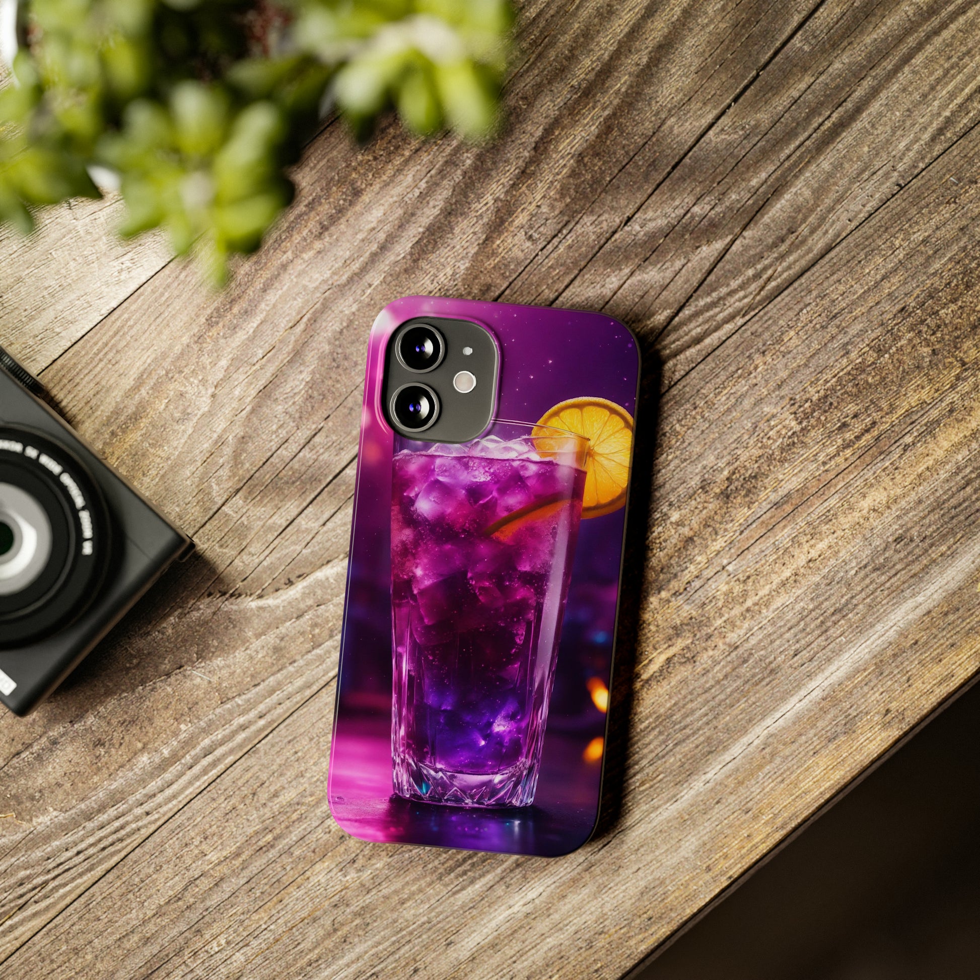 Purple Drink Slim Phone Case - Colorwink