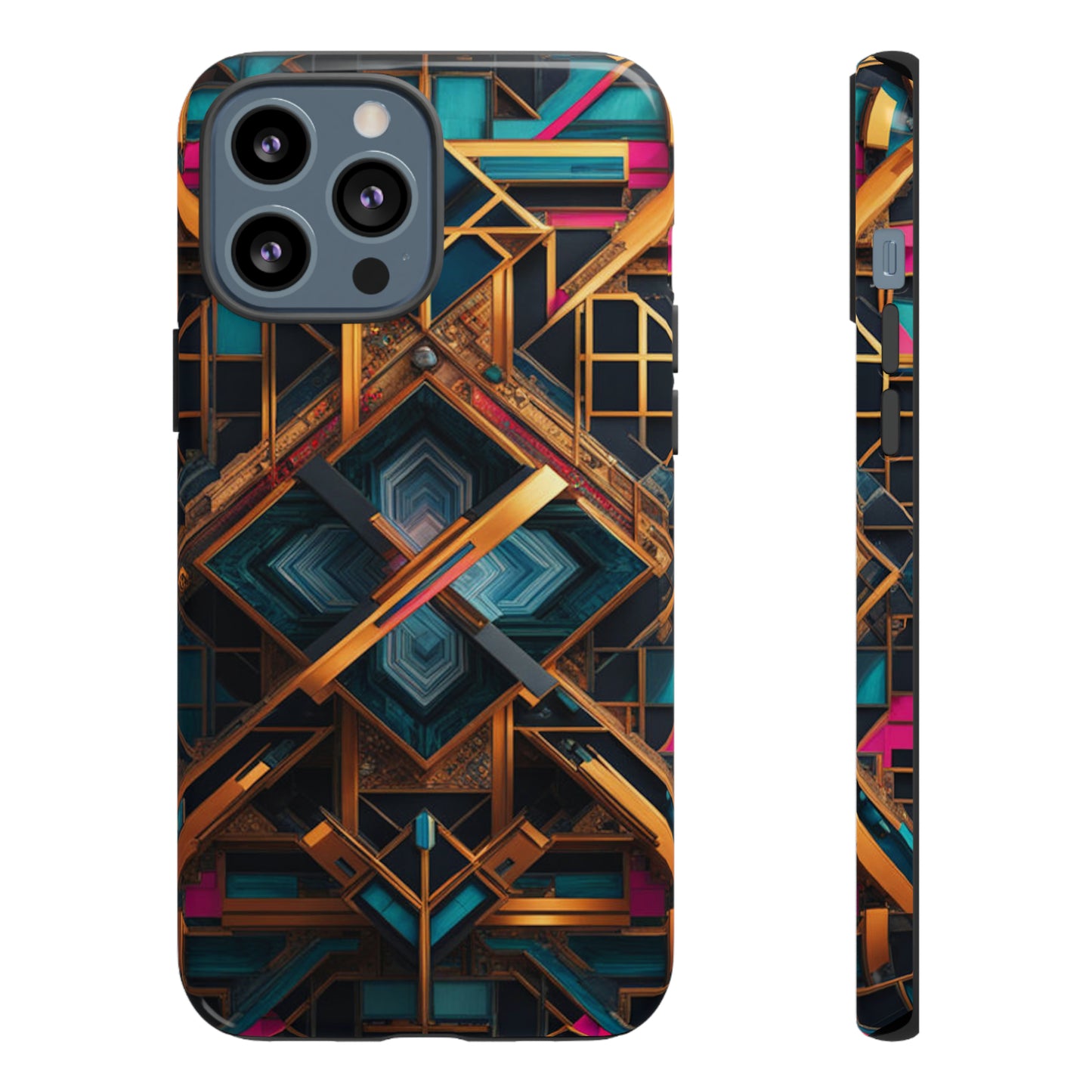 Abstract Tesseract Tough Case