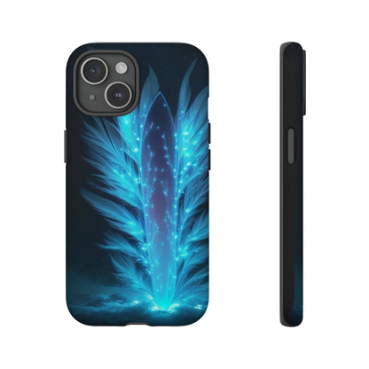 Glowing Blue Light  Tough Case