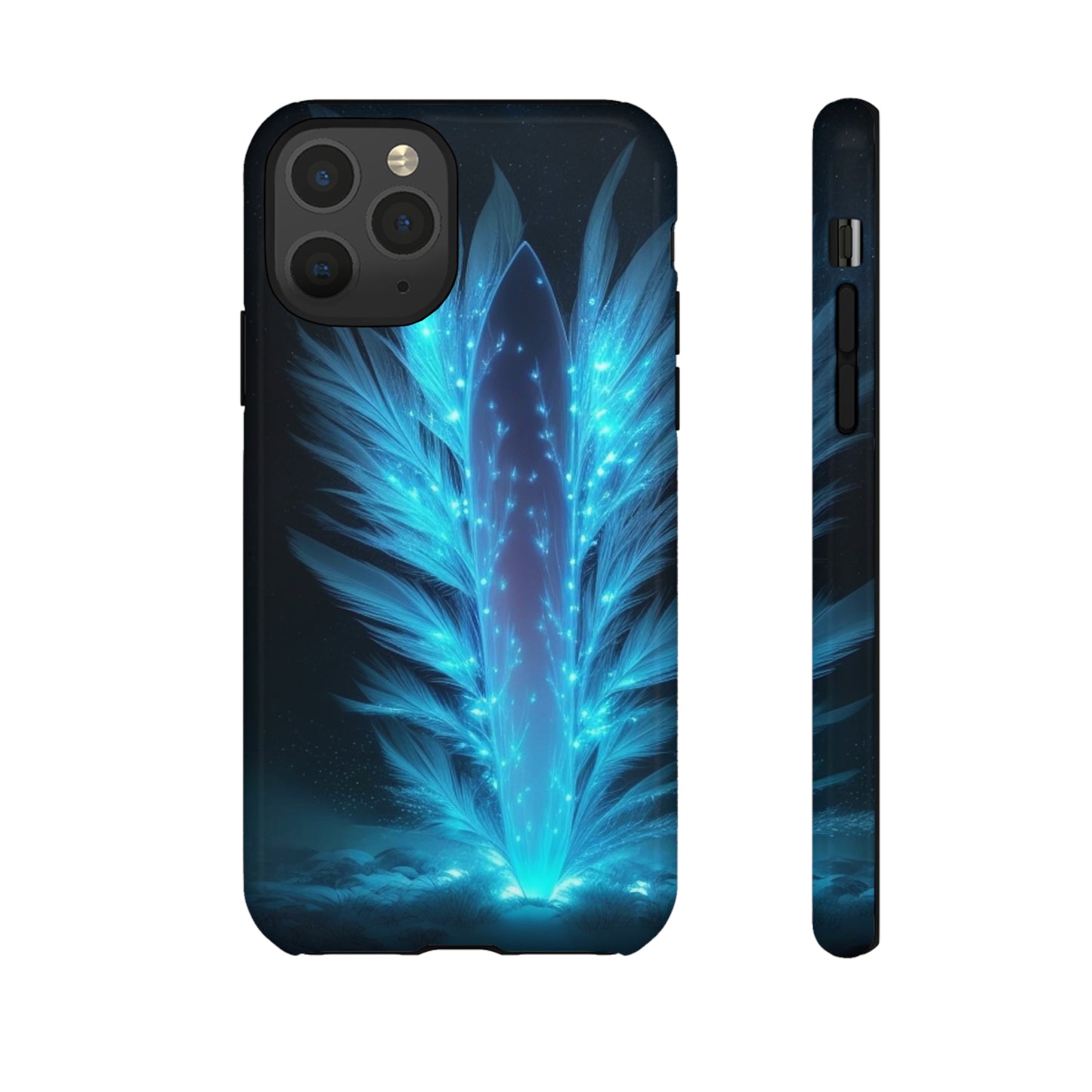 Glowing Blue Light  Tough Case