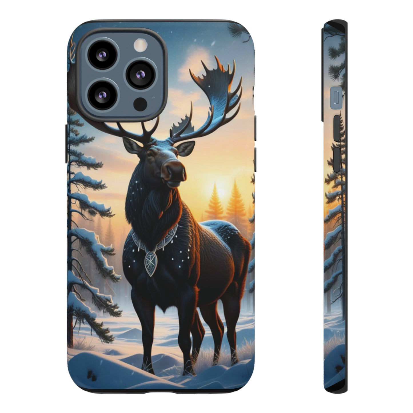 Winter Moose Tough Case