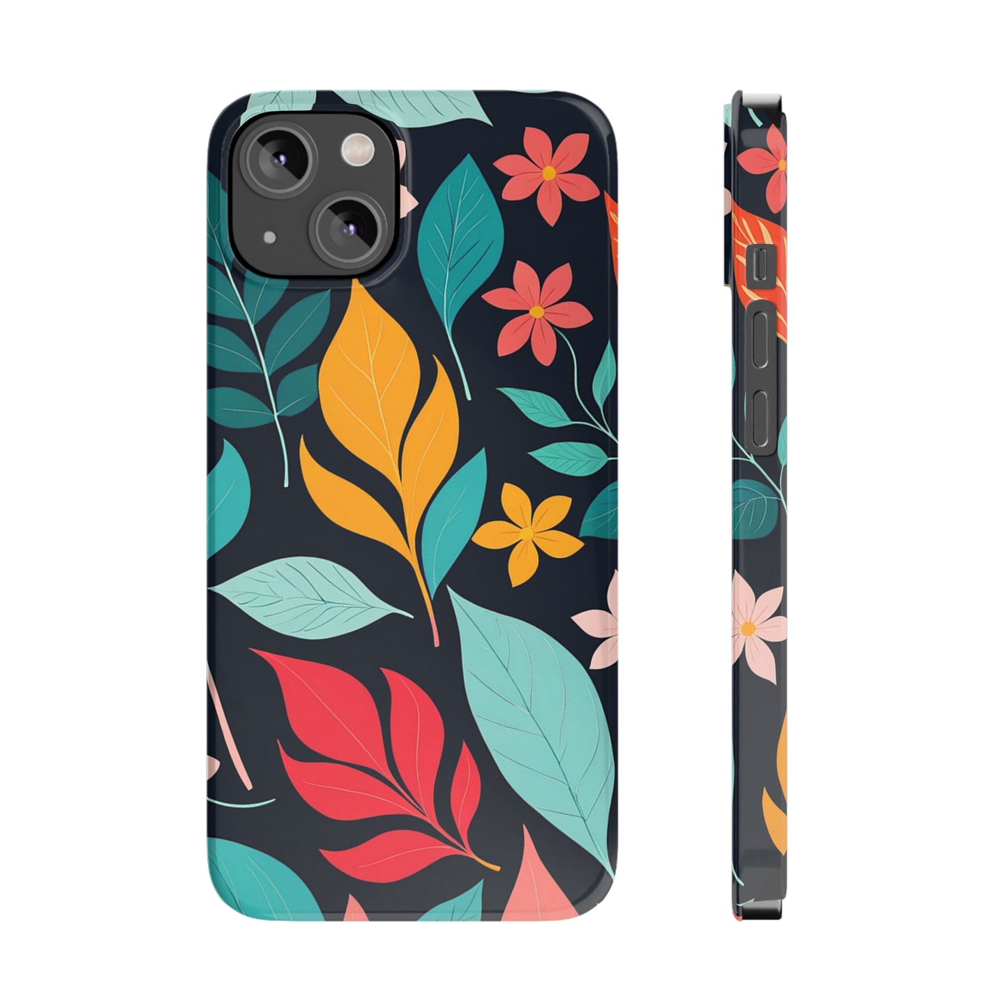 Flower Leaf Slim Phone Case