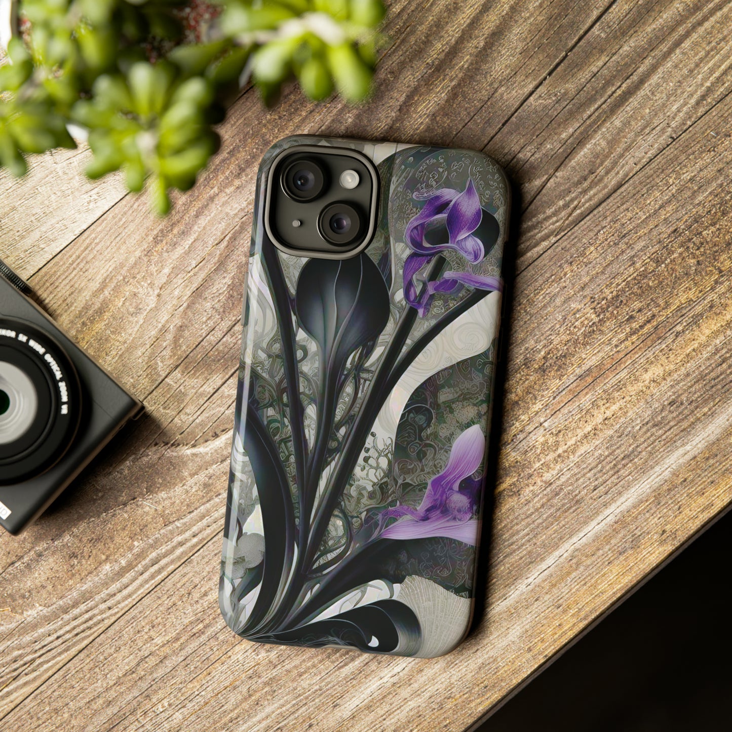 Black Orchid Tough Case