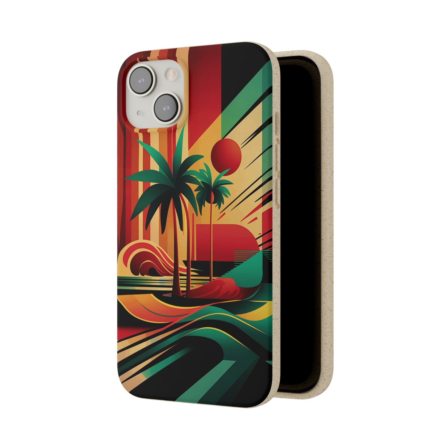 Beach Painting Biodegradable Case