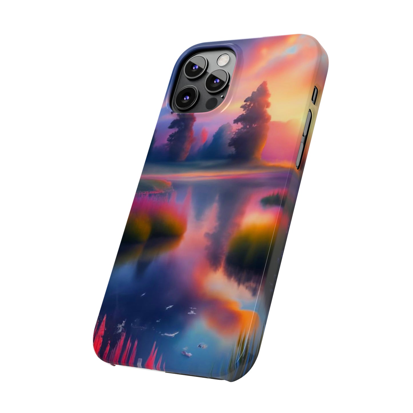 Blurry Morning Slim Phone Case - Colorwink