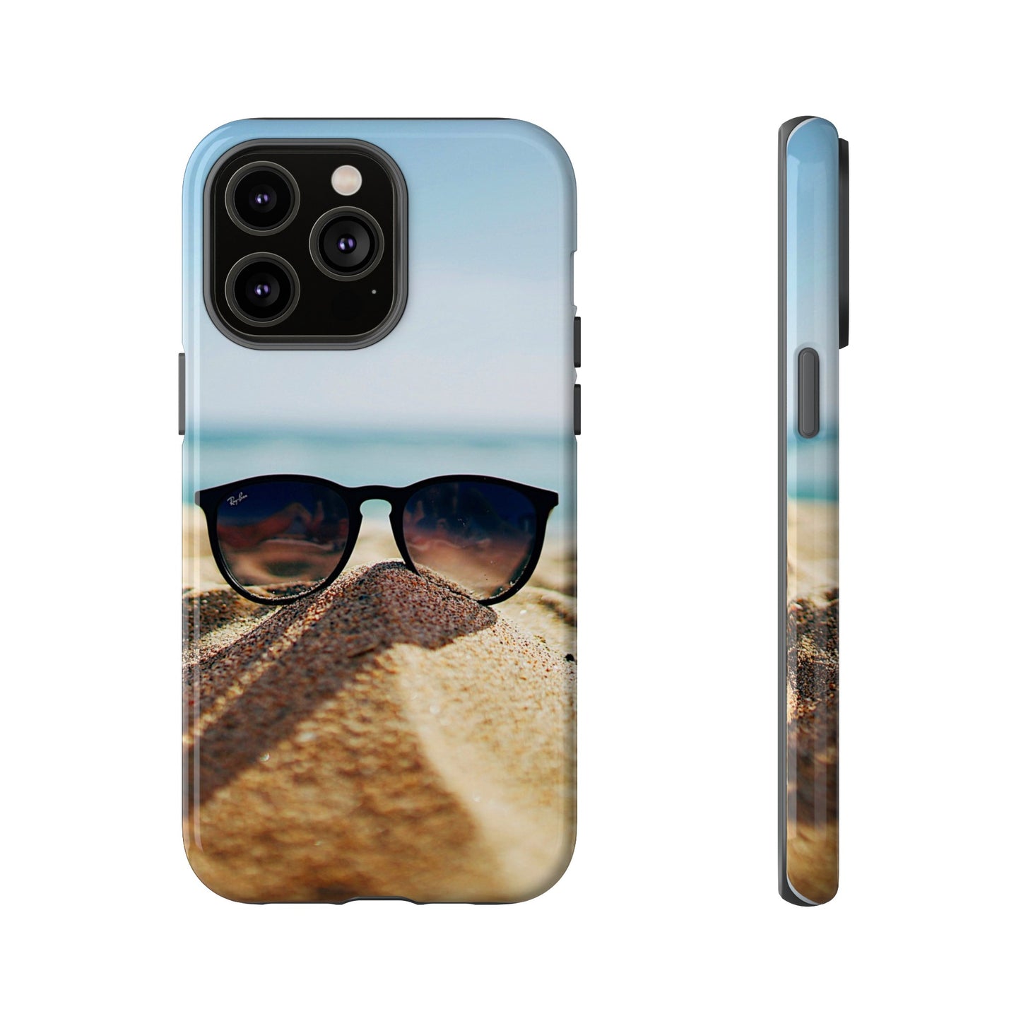 Sunglass on Beach Tough Case