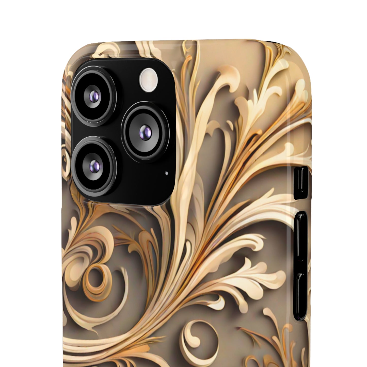 Golden Tendrils Snap Case - Colorwink