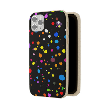 Colorful Dot Parade Biodegradable Case