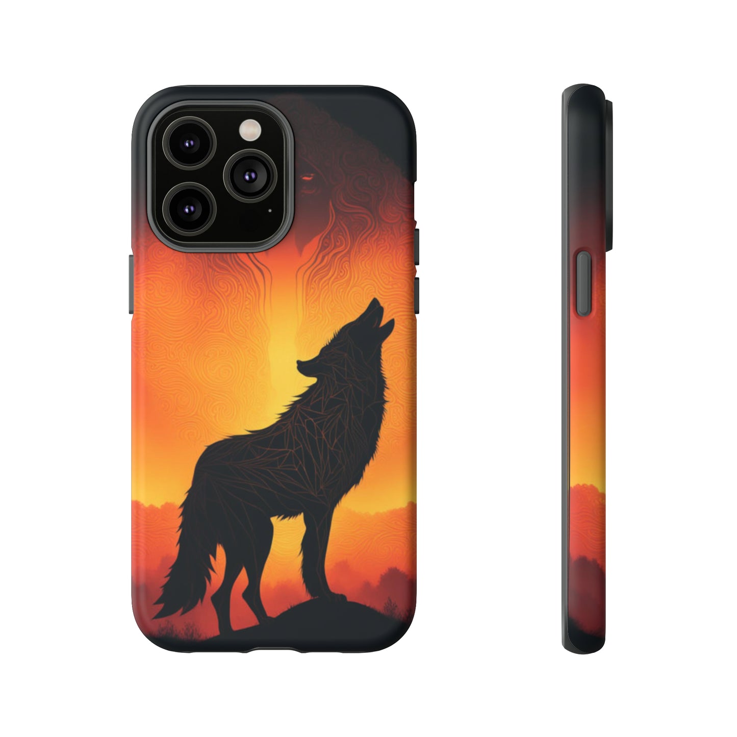 Wolf silhouette Tough Case