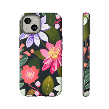 Pink Flower Pattern Tough Case