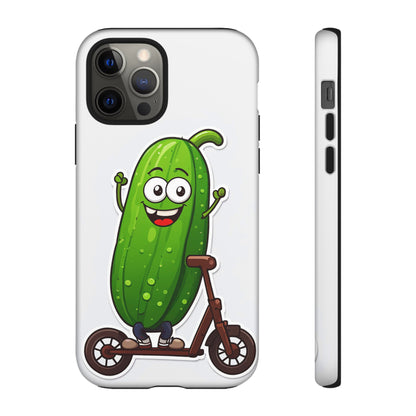 Cucumber on Scooter Tough Case