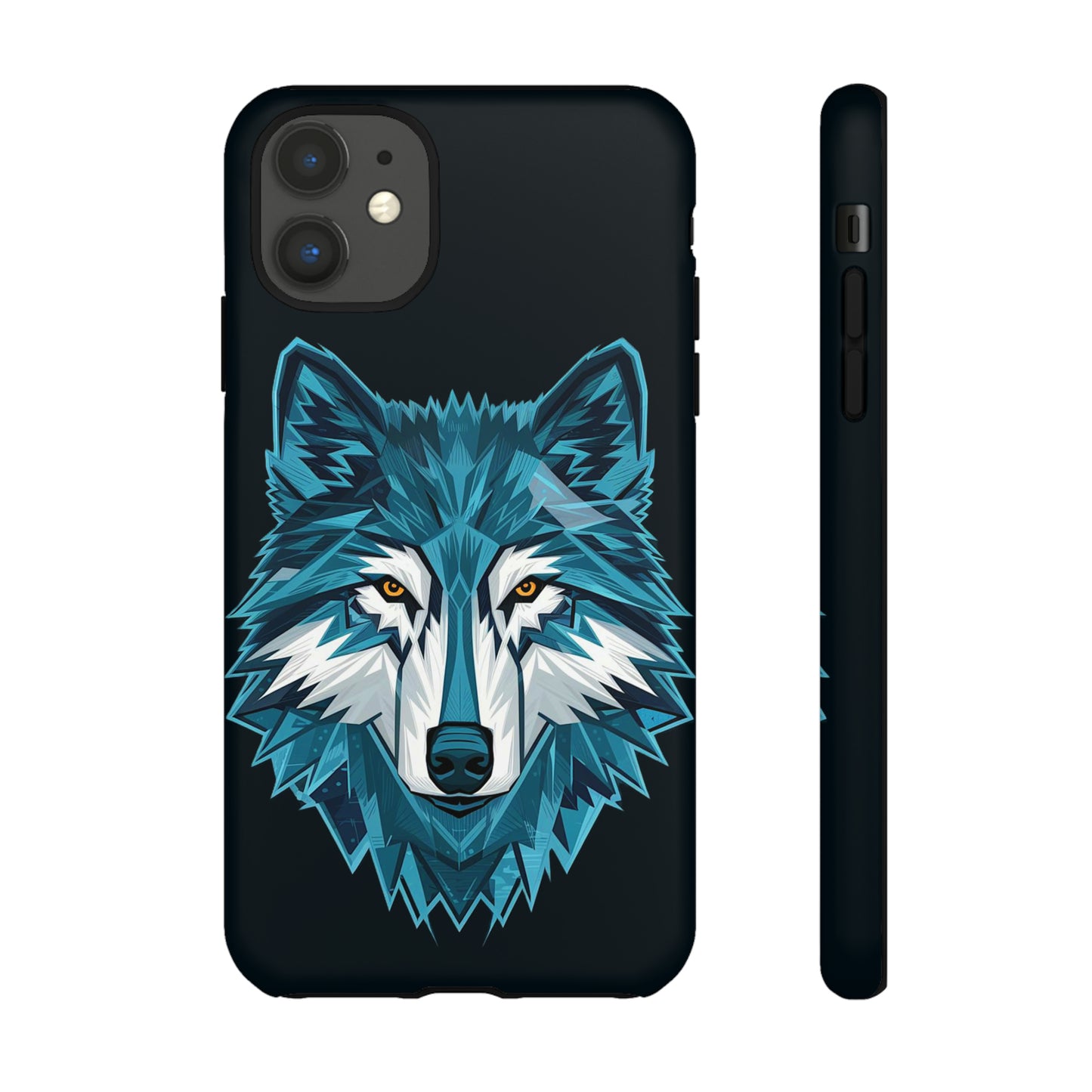 Cubism Wolf Art Tough Case