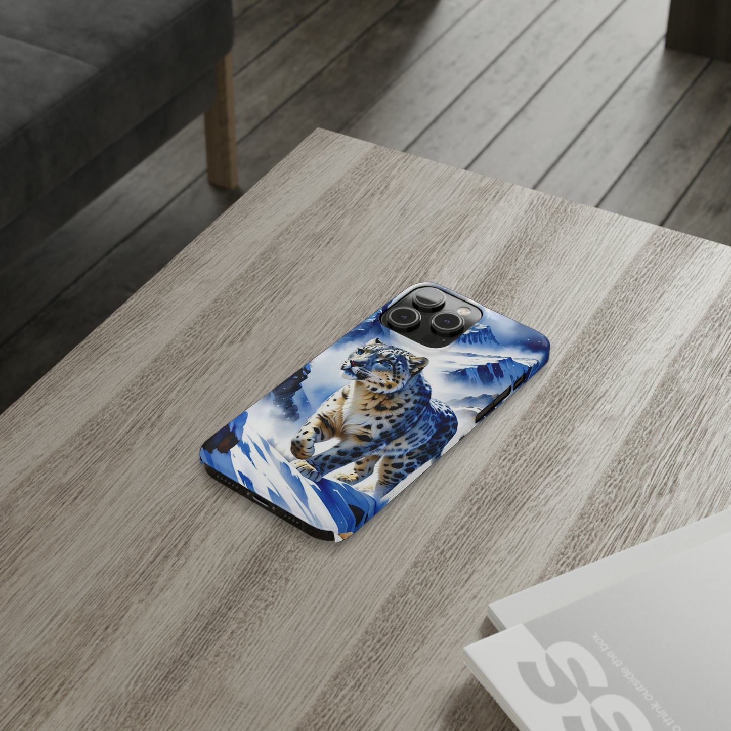 White Tiger Slim Phone Case - Colorwink