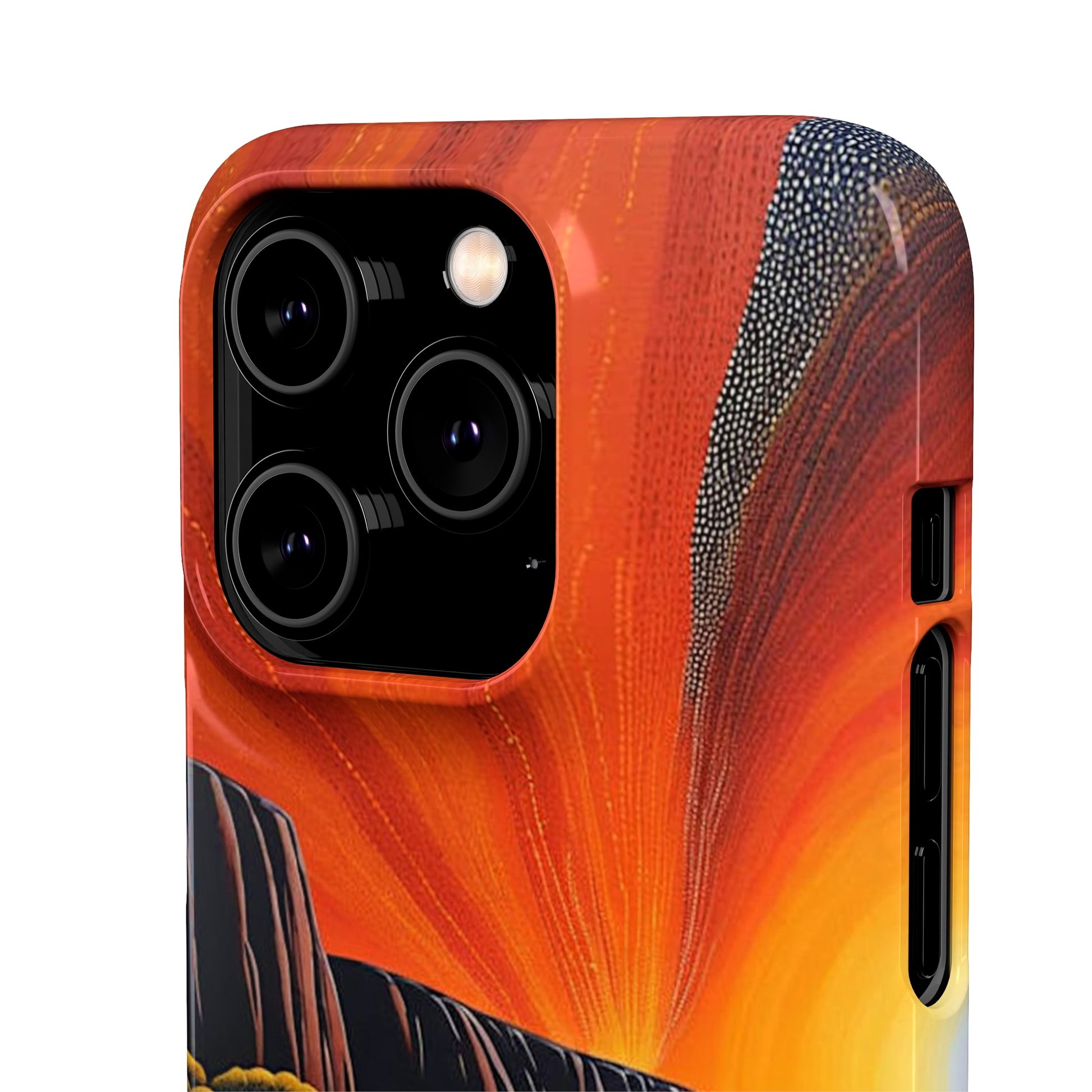 Orange landscape Snap Case - Colorwink