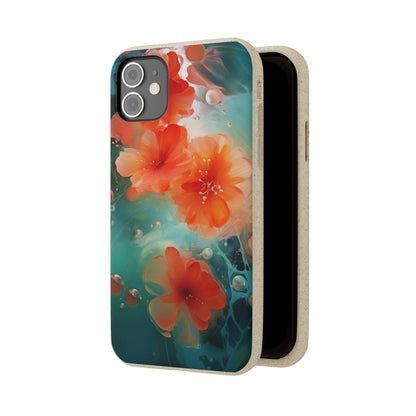 Flower painting Biodegradable Case