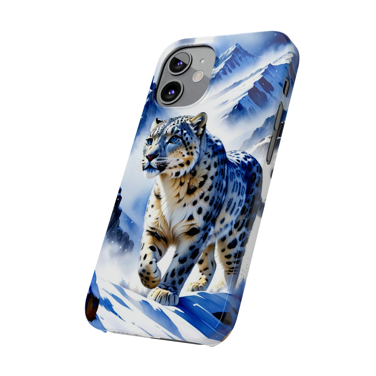 White Tiger Slim Phone Case - Colorwink