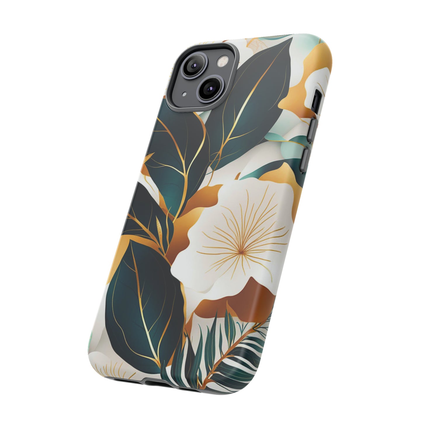 White Flowers Art Tough Case