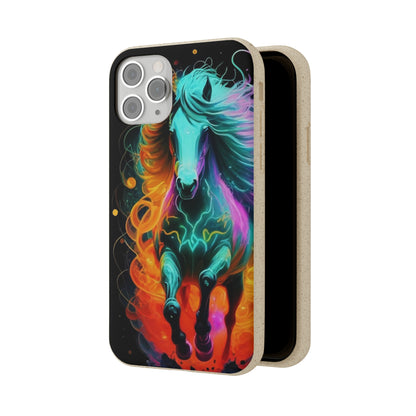 Psychedelic Horse Biodegradable Case