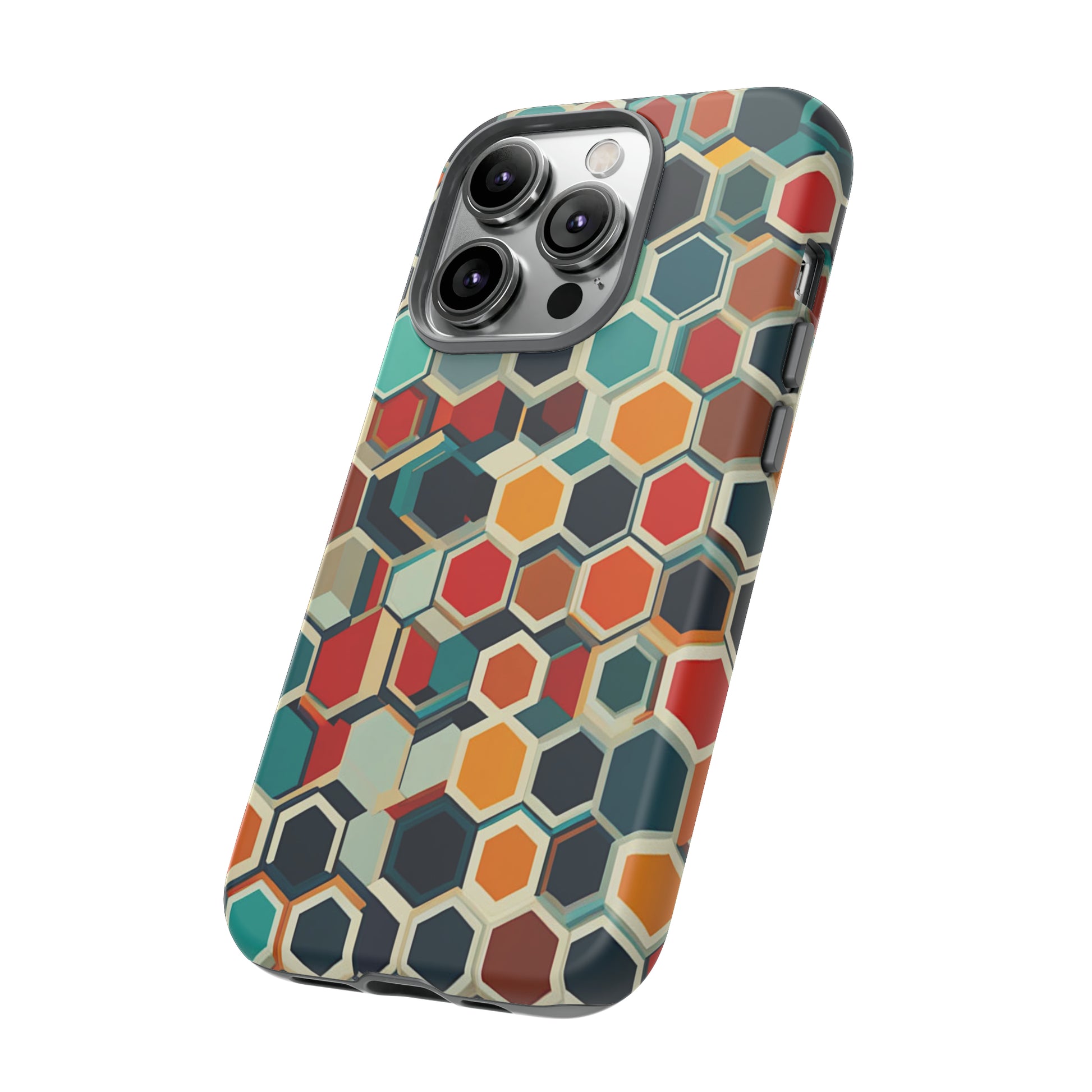 Colorful Honeycomb Tough Case - Colorwink