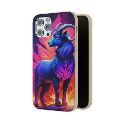 Pink Peculiar Goat Biodegradable Case