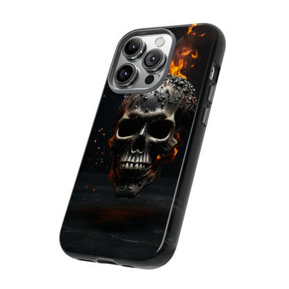 Fiery Skull Tough Case