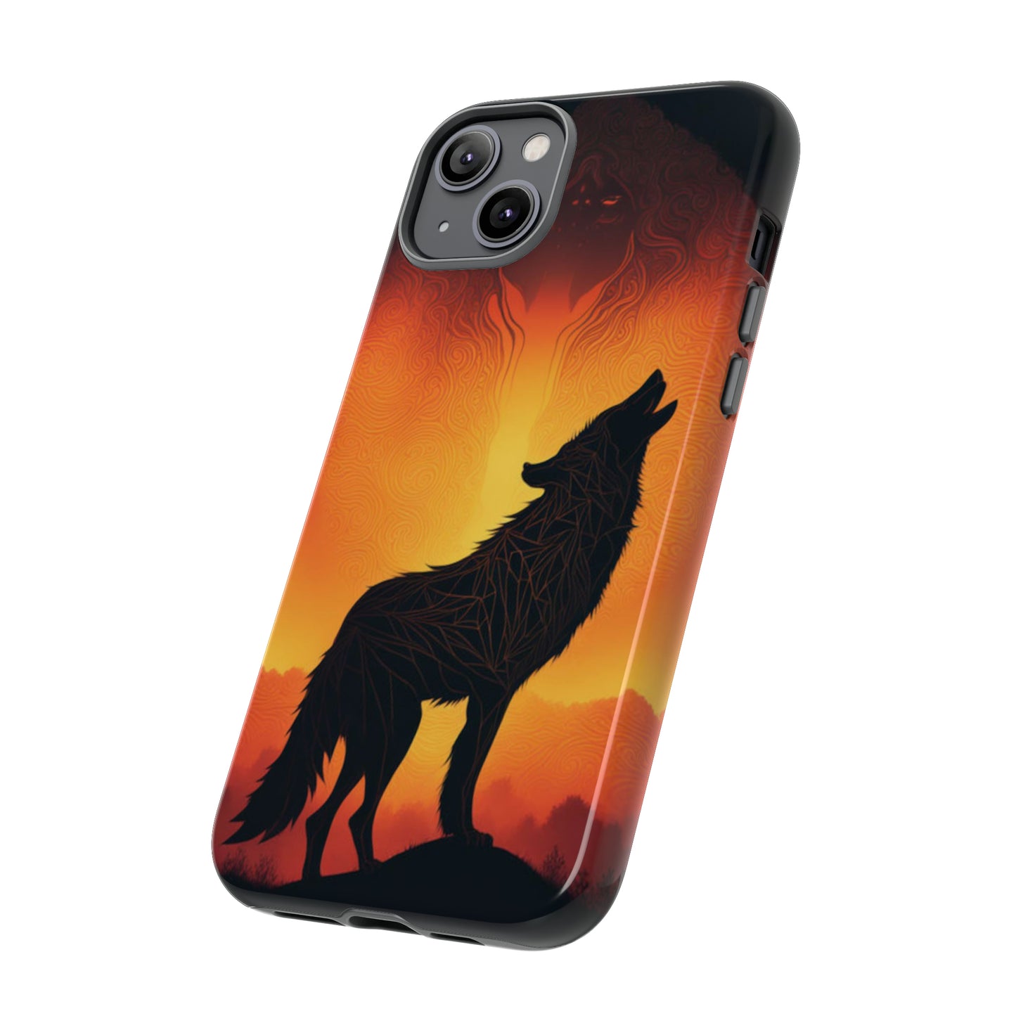 Wolf silhouette Tough Case