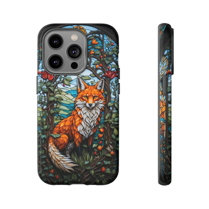 Stained Glass Art of a Fox Tough Case