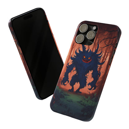 Terrifying Monster Slim Phone Case - Colorwink