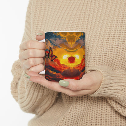 Butterfly Art Coffee Mug