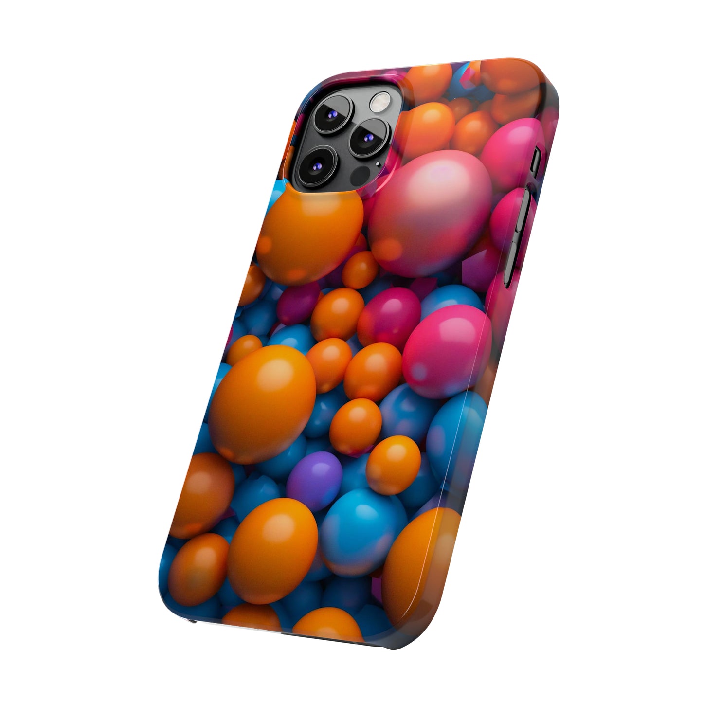 Colorful Pearls Slim Phone Case - Colorwink