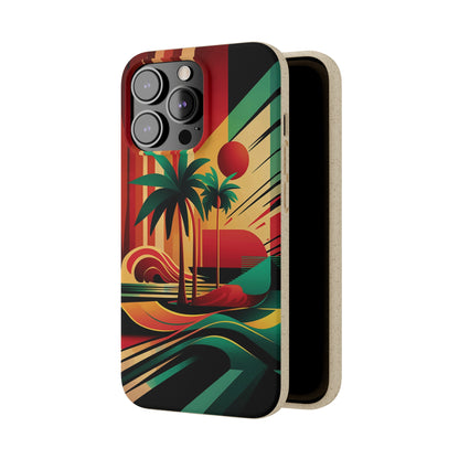 Beach Painting Biodegradable Case