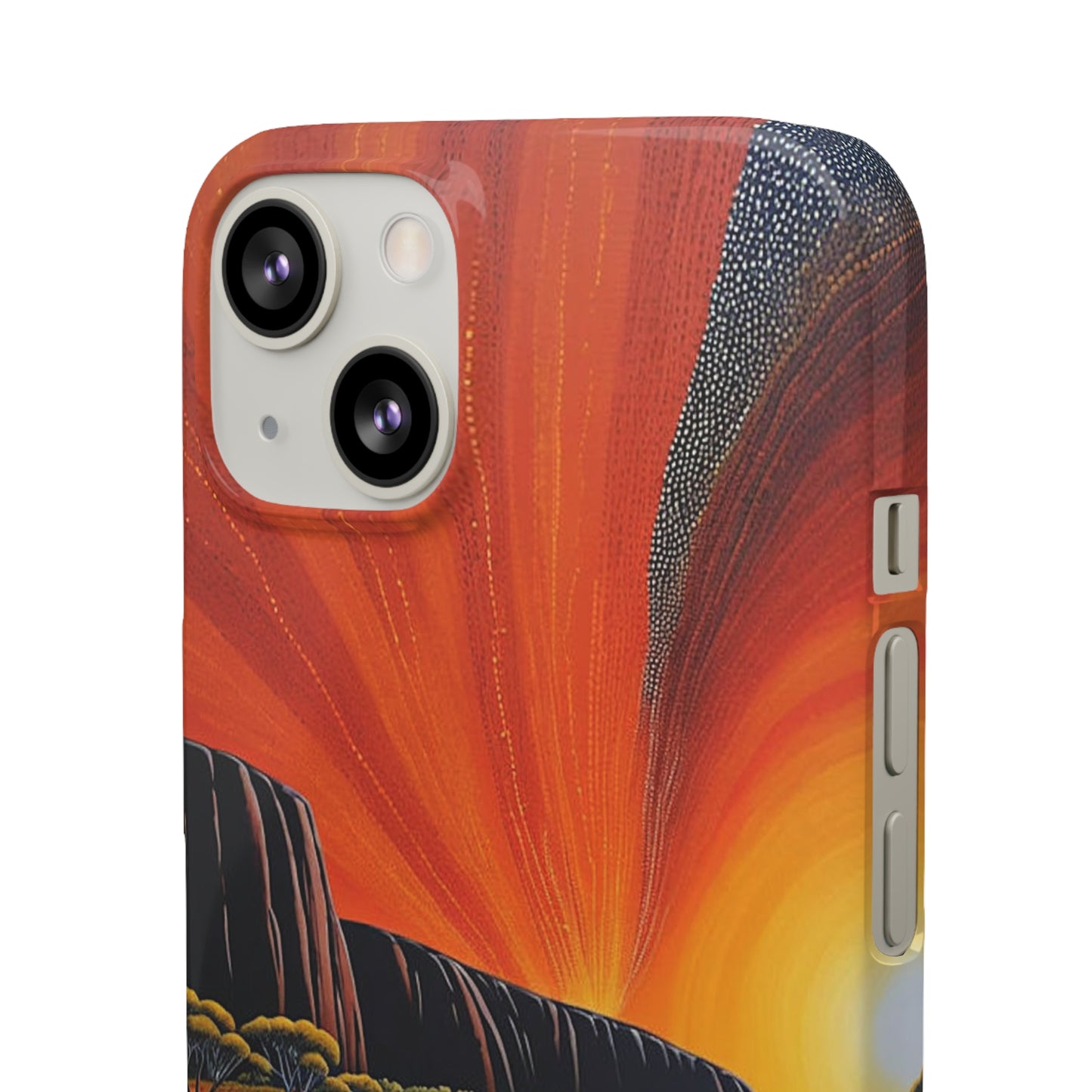 Orange landscape Snap Case - Colorwink