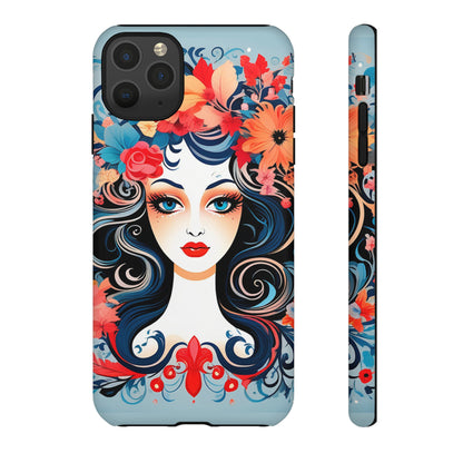 Floral Lady Tough Case