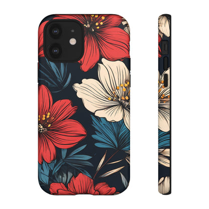 Two Flowers Tough Case