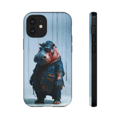 Tired Hippo Tough Case