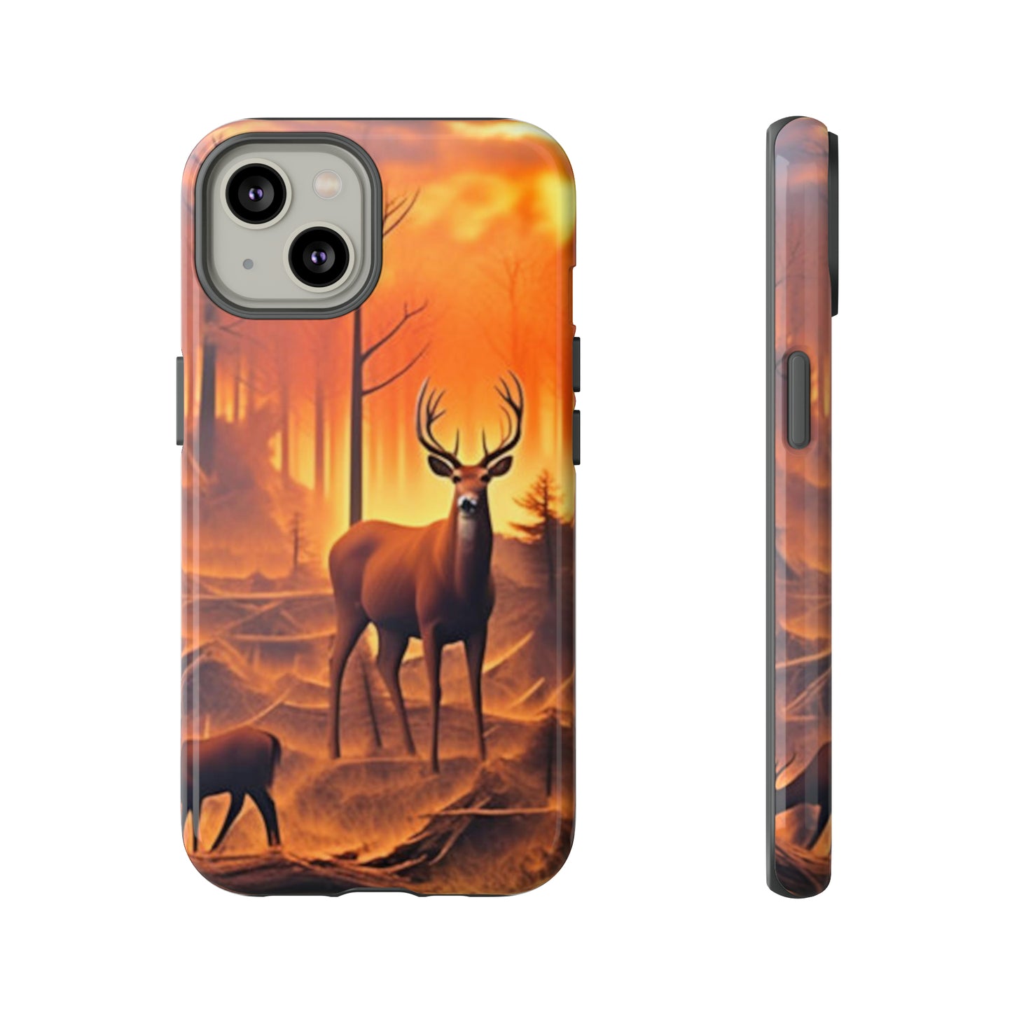 Deer Painting Tough Case