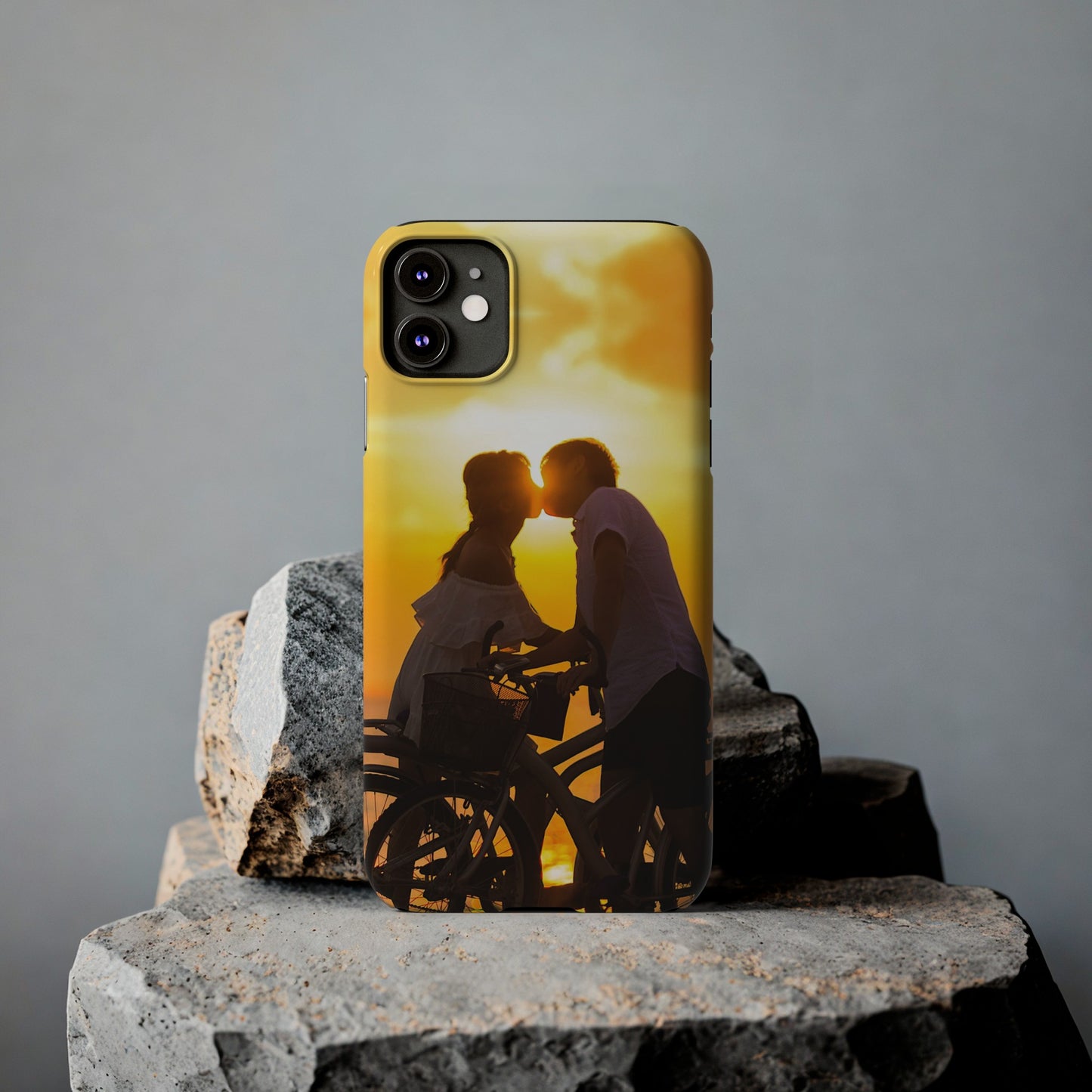 Sunset Kiss Slim Phone Case