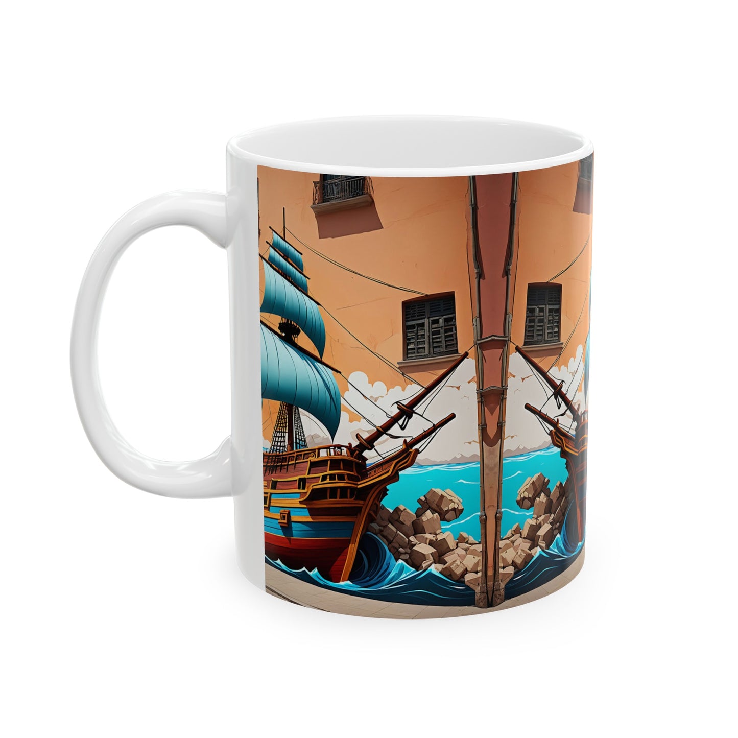 Ship Wall Art Coffee Mug