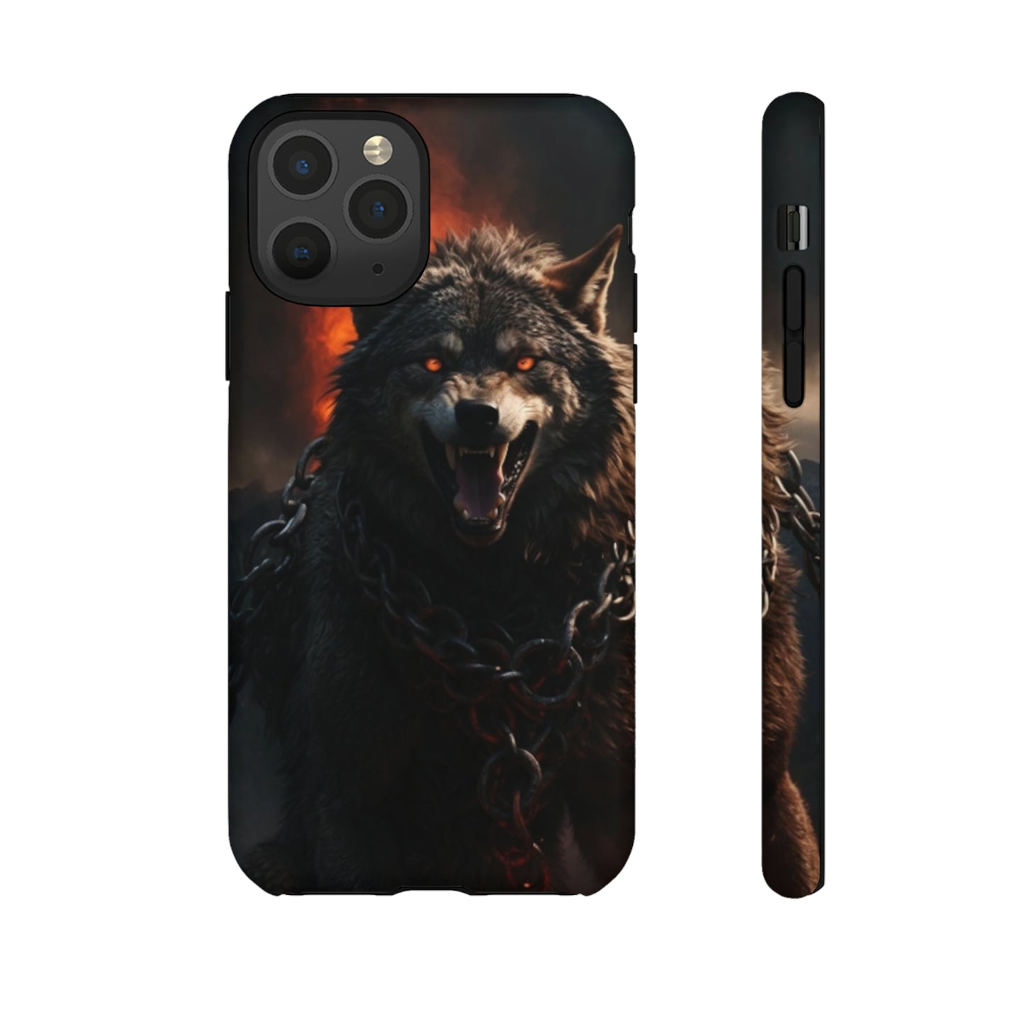 Wolf chained Tough Case