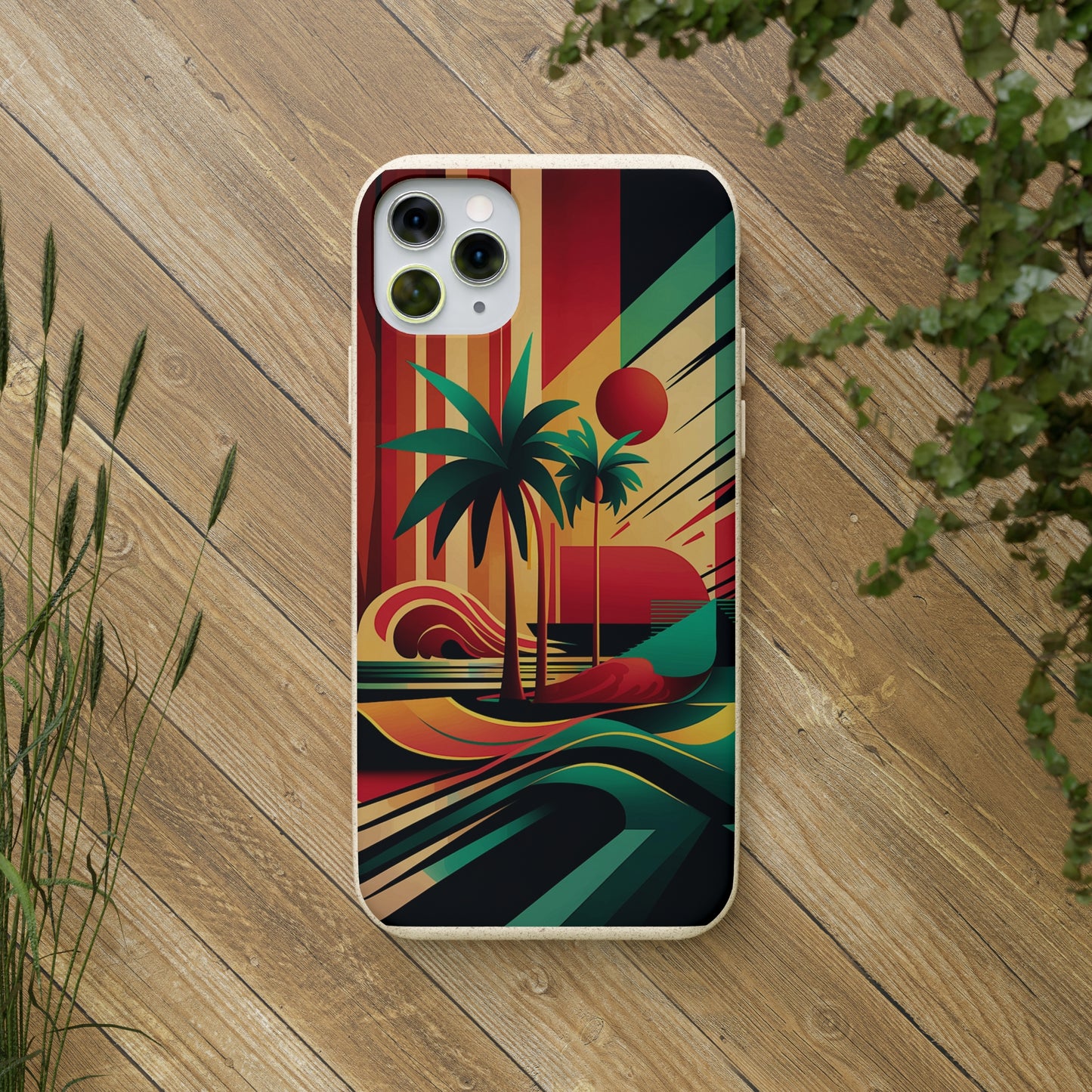 Beach Painting Biodegradable Case