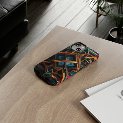 Abstract Tesseract Tough Case