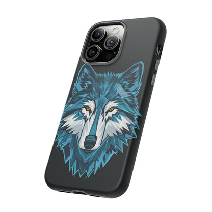 Cubism Wolf Art Tough Case