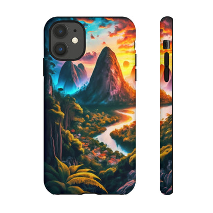 Glowing Mountain Tough Case