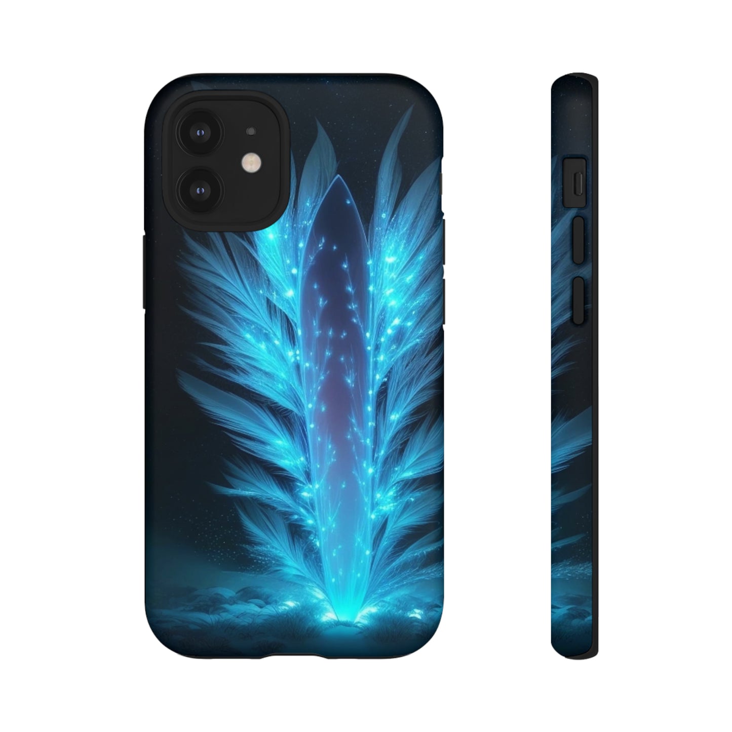 Glowing Blue Light  Tough Case