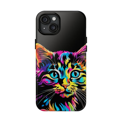 Psychedelic Cat Tough Case